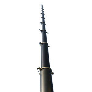 25m electric telescopic antenna mast portable telescoping antenna mast