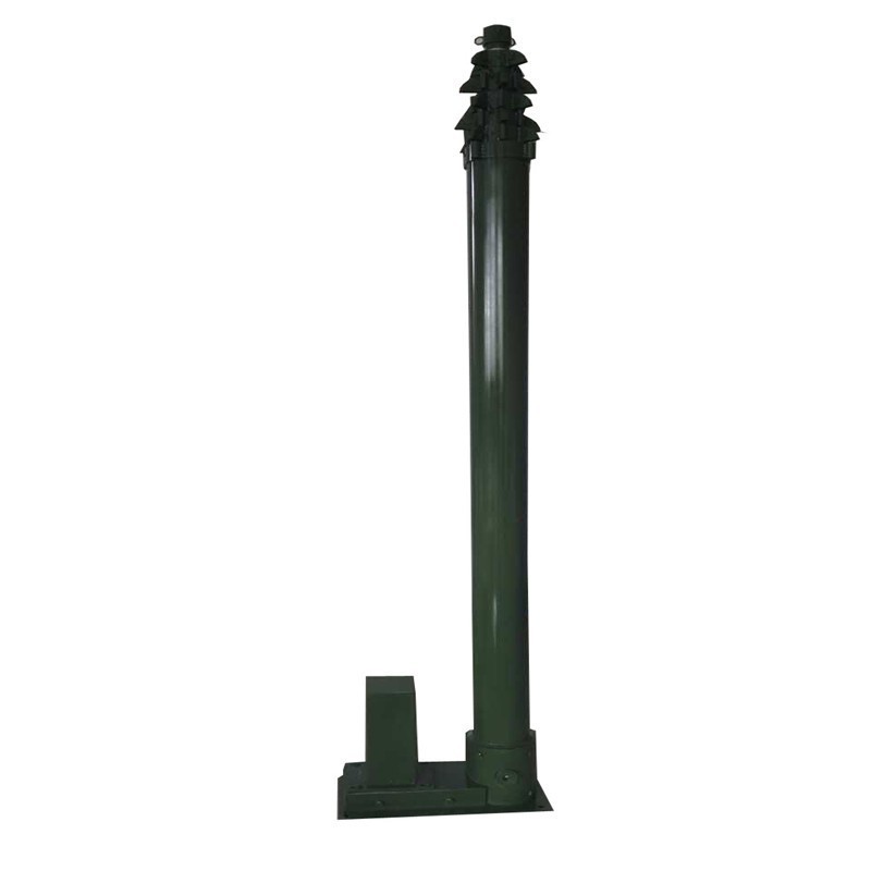 12m heavy duty telecommunication electric telescopic mast tower