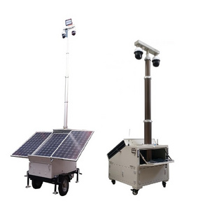 6m 7m vehicle mounted mobile CCTV surveillance camera tower pole electric pneumatic telescopic mast