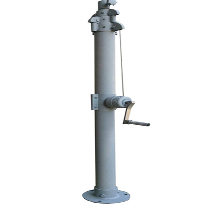 mobile telescopic lighting mast security cctv camera tower