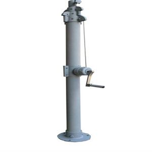 mobile telescopic lighting mast security cctv camera tower