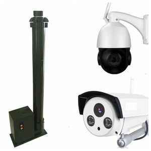 5m to 10m security camera heavy duty electric Mast and mechanical Telescoping POLE