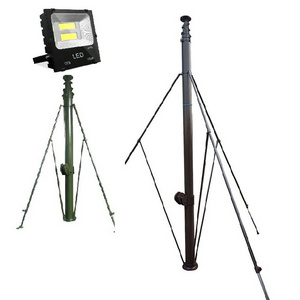 12m to 15m high lighting pole and amatuer use heavy duty motorized or hand crank telescopic mast