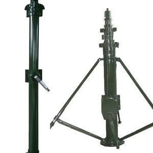 6m tripod fiberglass telescoping mast for recording soccer games