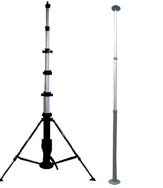 Telescopic mast antenna tower 4 meters