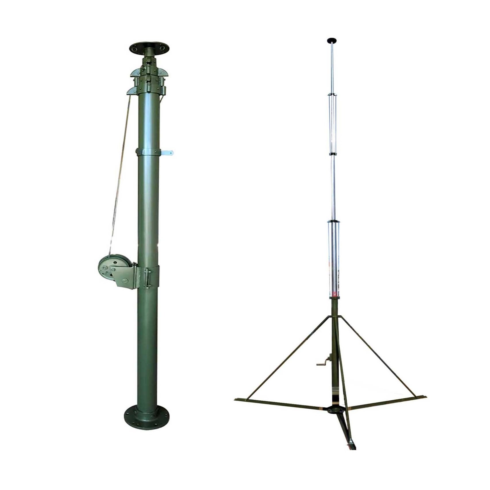 6-30m Communication radio tower telescopic mast antenna mast