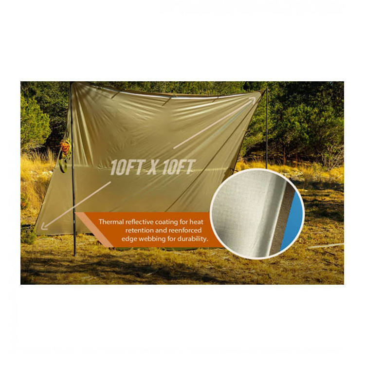 Camping Tents Lightweight Emergency Shelter Tarp Emergency Tube Tent Nylon Rainfly Rain Shelter