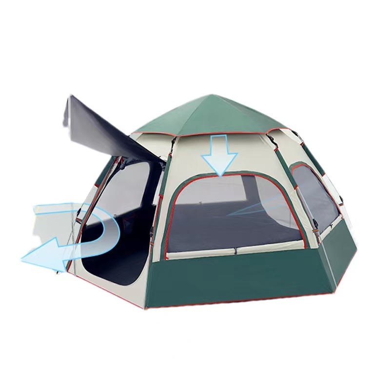 Outdoor Supplies Camping Folding Automatic Fishing Tent 3-4 People Simple And Quick Opening Double Tent On The Beach