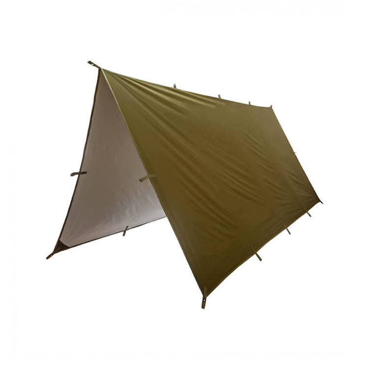 Camping Tent Sunshade Rain Fly Backpacking Tent Shelter Tarp Multipurpose Waterproof Coating Tent Tarp