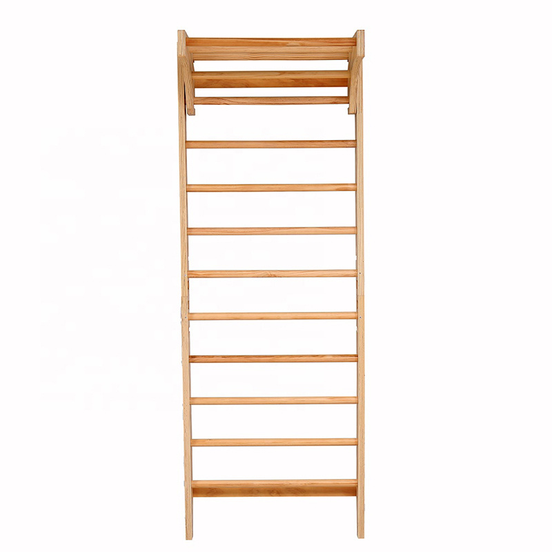 Wooden  Ladder Wall Set kids exercise equipment climbing frame monkey bars