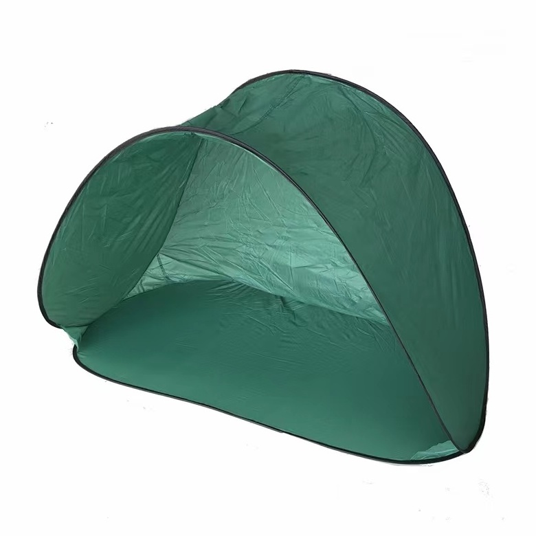 Portable Windproof Sun Shade Canopy Camping Beach Tent Shelters Mini Head Automatic Pop Up Camping Tent