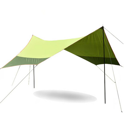 Sun Shade Shelter Tarp Waterproof Portable Beach Canopy Sun Large beach sun shade tent for camping Hammock Rain Fly