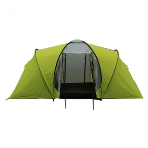 Hot sale outdoor waterproof camping 4 person 2 bedrooms and 1 living room family tent