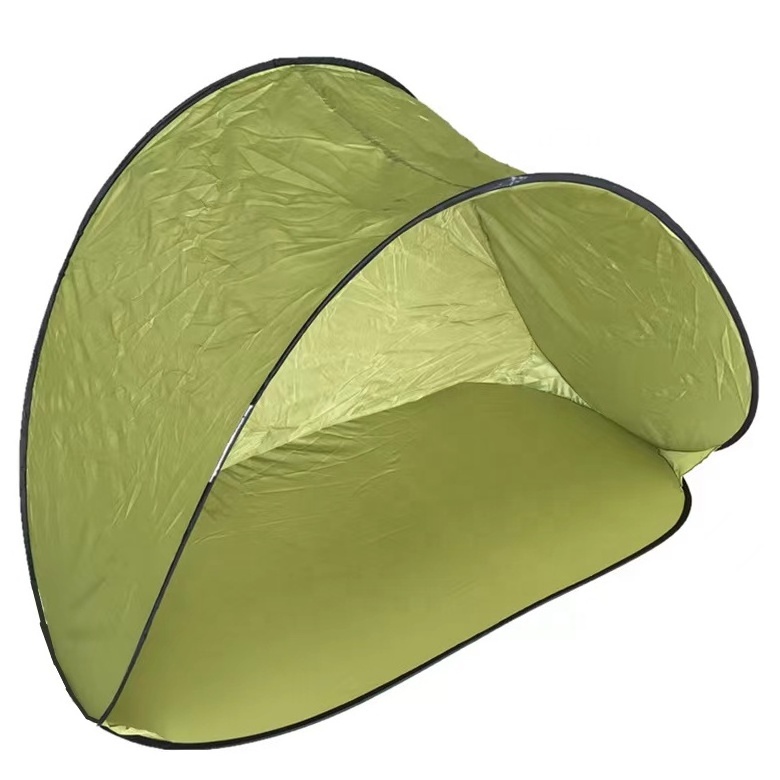 Portable Windproof Sun Shade Canopy Camping Beach Tent Shelters Mini Head Automatic Pop Up Camping Tent