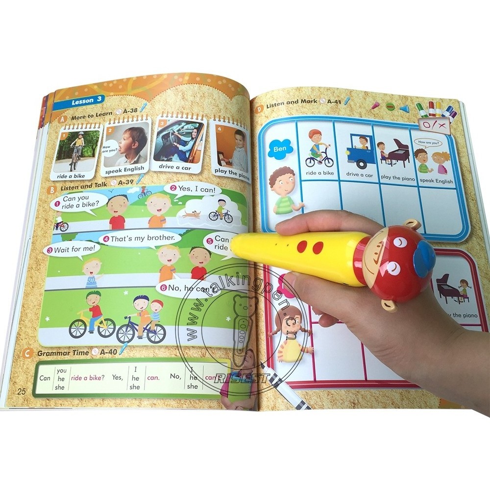 Big Jump Kids Magic Audio English Speaking Book Voice Recorder Pen Talking Pen book