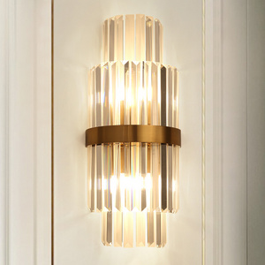 IP44 Indoor European Luxury Modern Surface Mounted Hotel Wall Lamp Bedroom Modern Sconce Wall Light Fixture