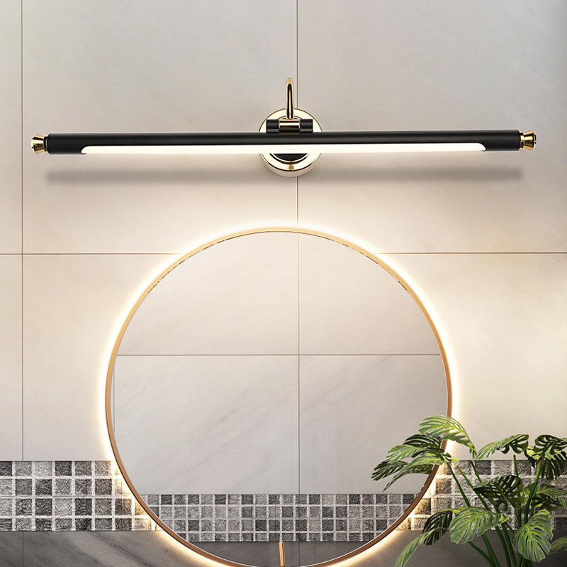 LED Bathroom Mirror Light Decorative Fixture Wall Ceiling Dressing Bathroom Makeup Vanity Cosmetic Mirror Lamp Iron 90 Modern