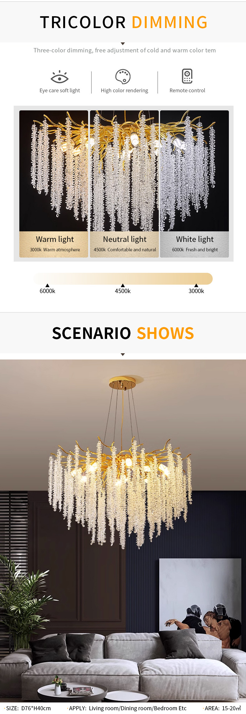 Glass Lighting Fixtures Modern Gold Luxury Living Room Bedroom Dining Room Chandelier Chandeliers Pendant Lights