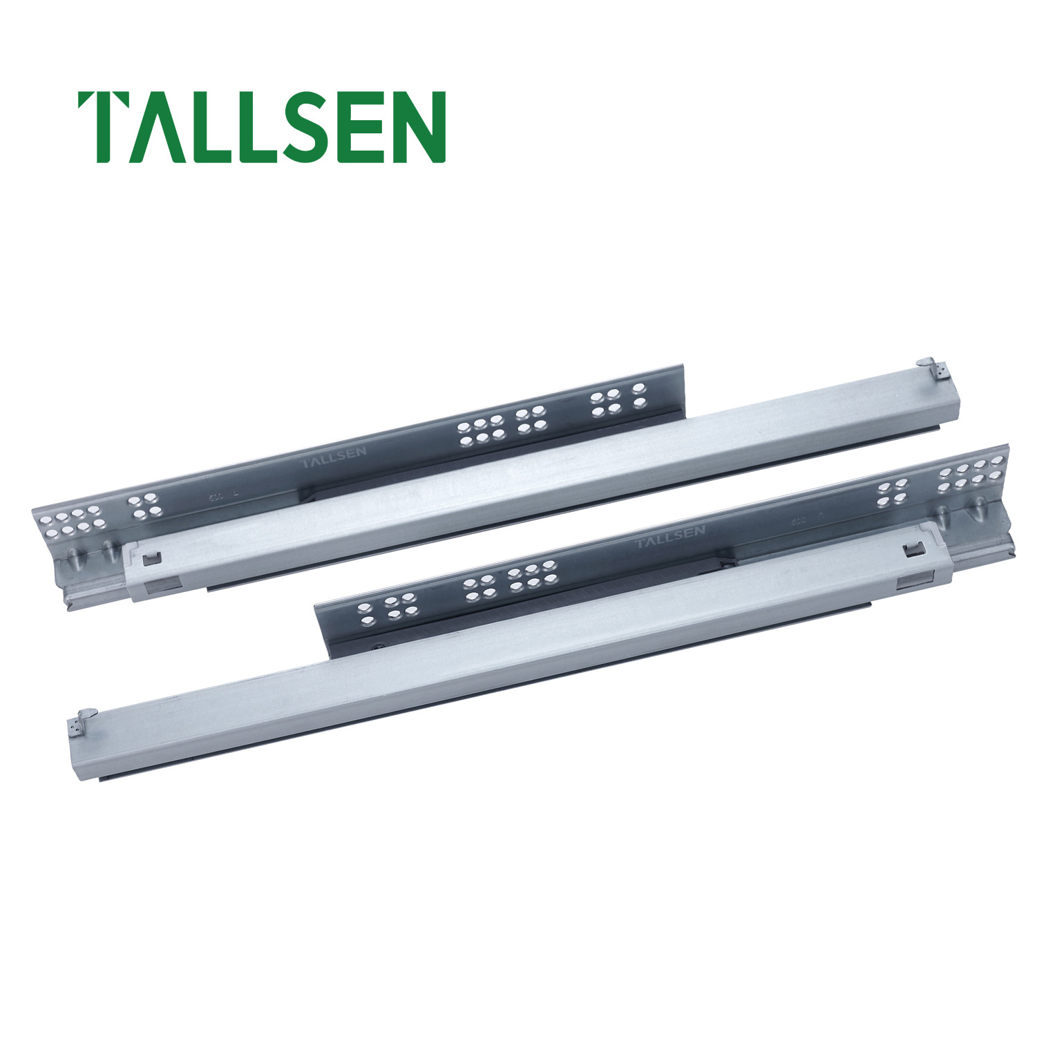 wholesale full extension soft close push to open telescopic  3d  undermount drawer channel  slide rail  for furniture cabinet