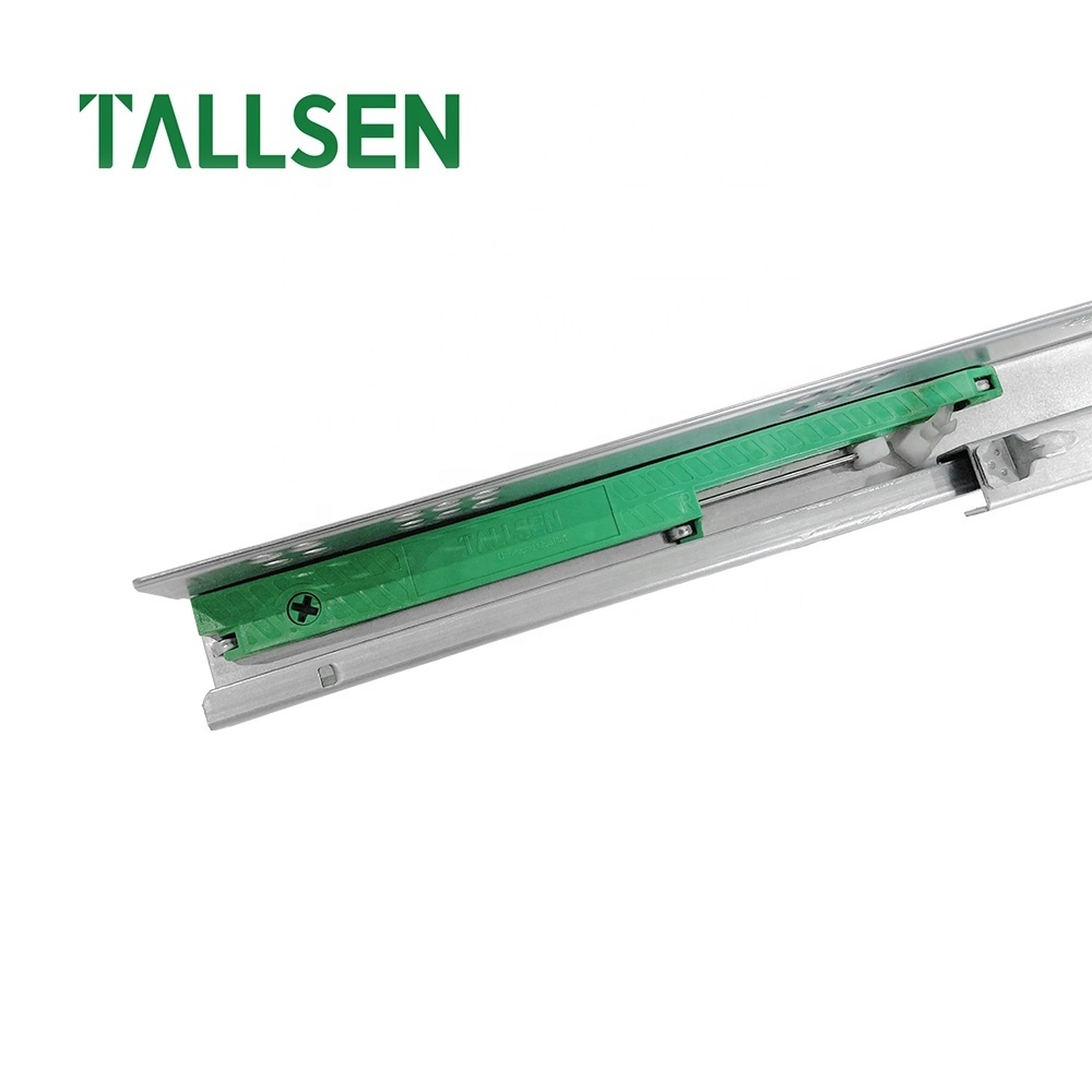 TALLSEN under mount heavy duty concealed telescopic slide 2 fold undermount drawer slides soft close