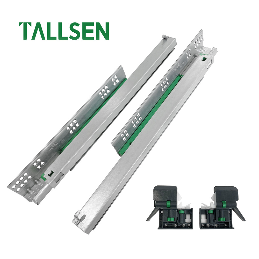 TALLSEN Wholesale 10 12 14 16 18 20 22 24 Inch Kitchen Undermount Heavy Duty Slow Close Drawer Slide