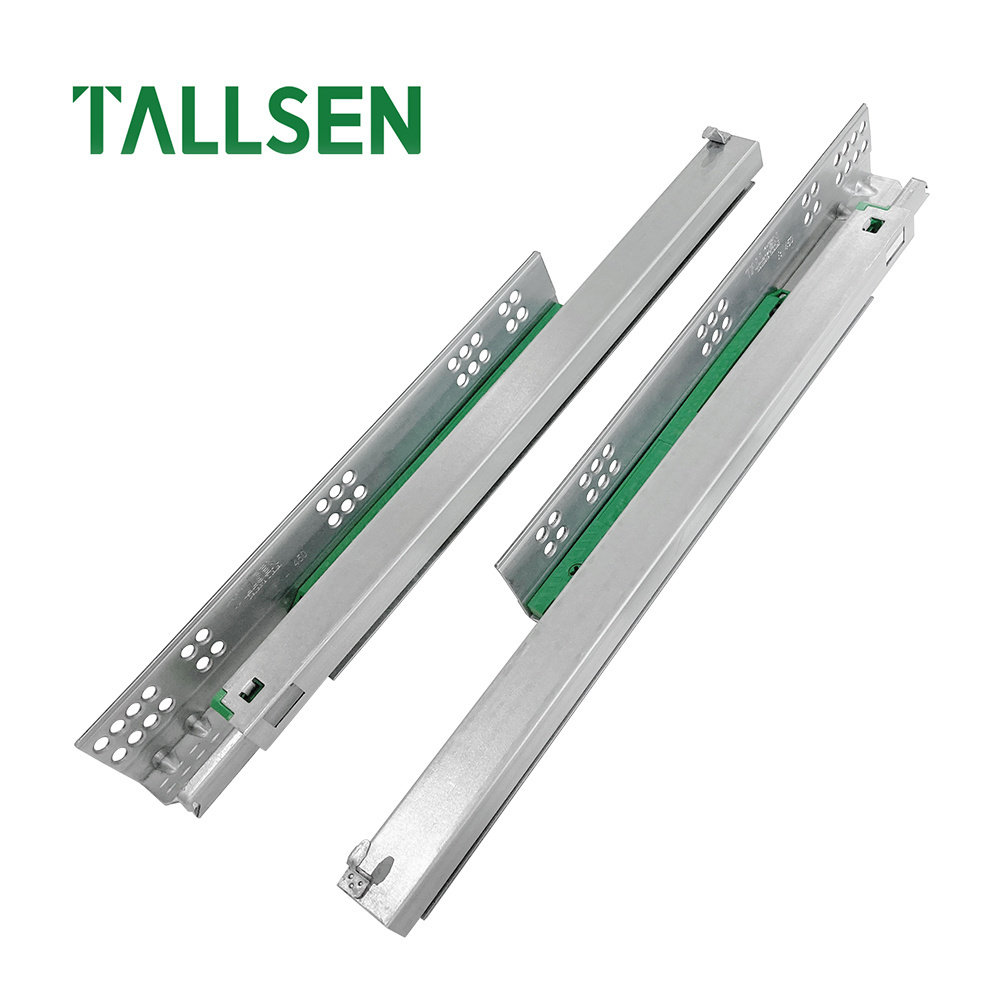 TALLSEN Wholesale 10 12 14 16 18 20 22 24 Inch Kitchen Undermount Heavy Duty Slow Close Drawer Slide