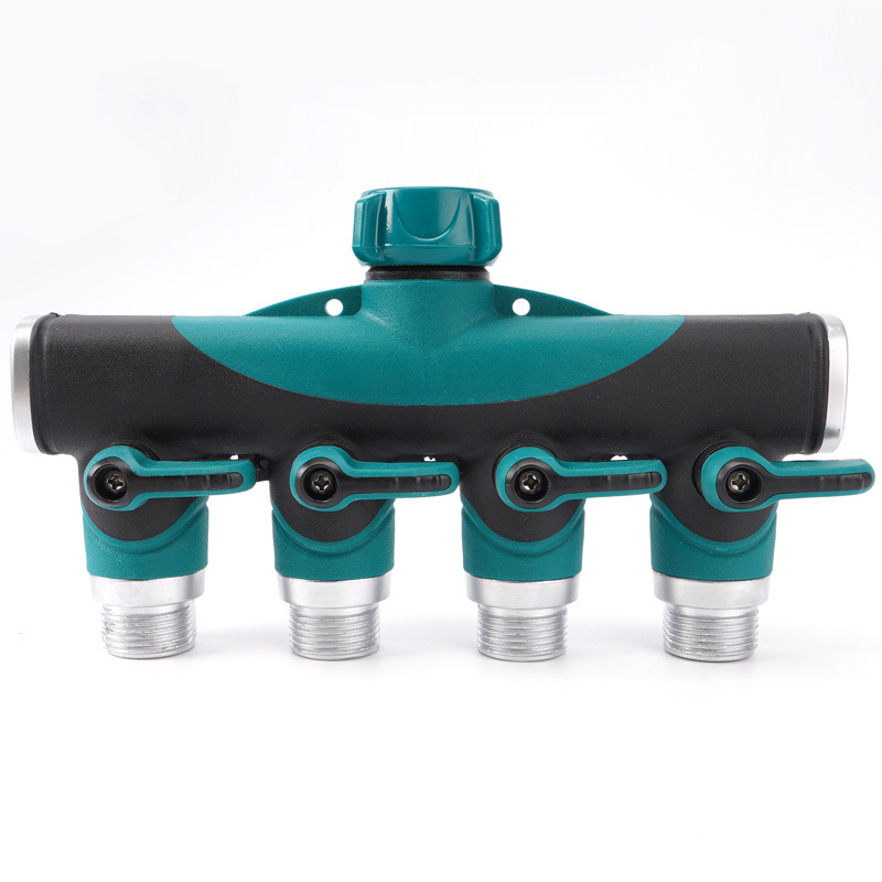 Garden Hose Valve Connect Outside Spigot Extension 3/4'' Water Hose Agricultural 1 Ways Durable Garden Water Tap Connector