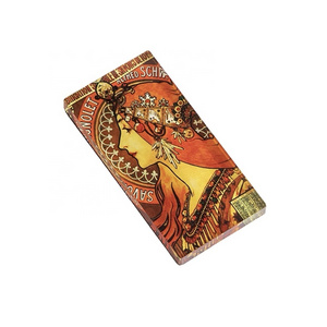 Alphonse Mucha Museum Souvenir Collection Acrylic Shape Fridge Magnet for Kitchen Home Use Magnetic Sticker Style