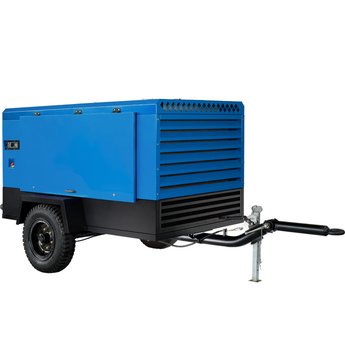 Best price portable diesel air compressor for sand blasting for sale