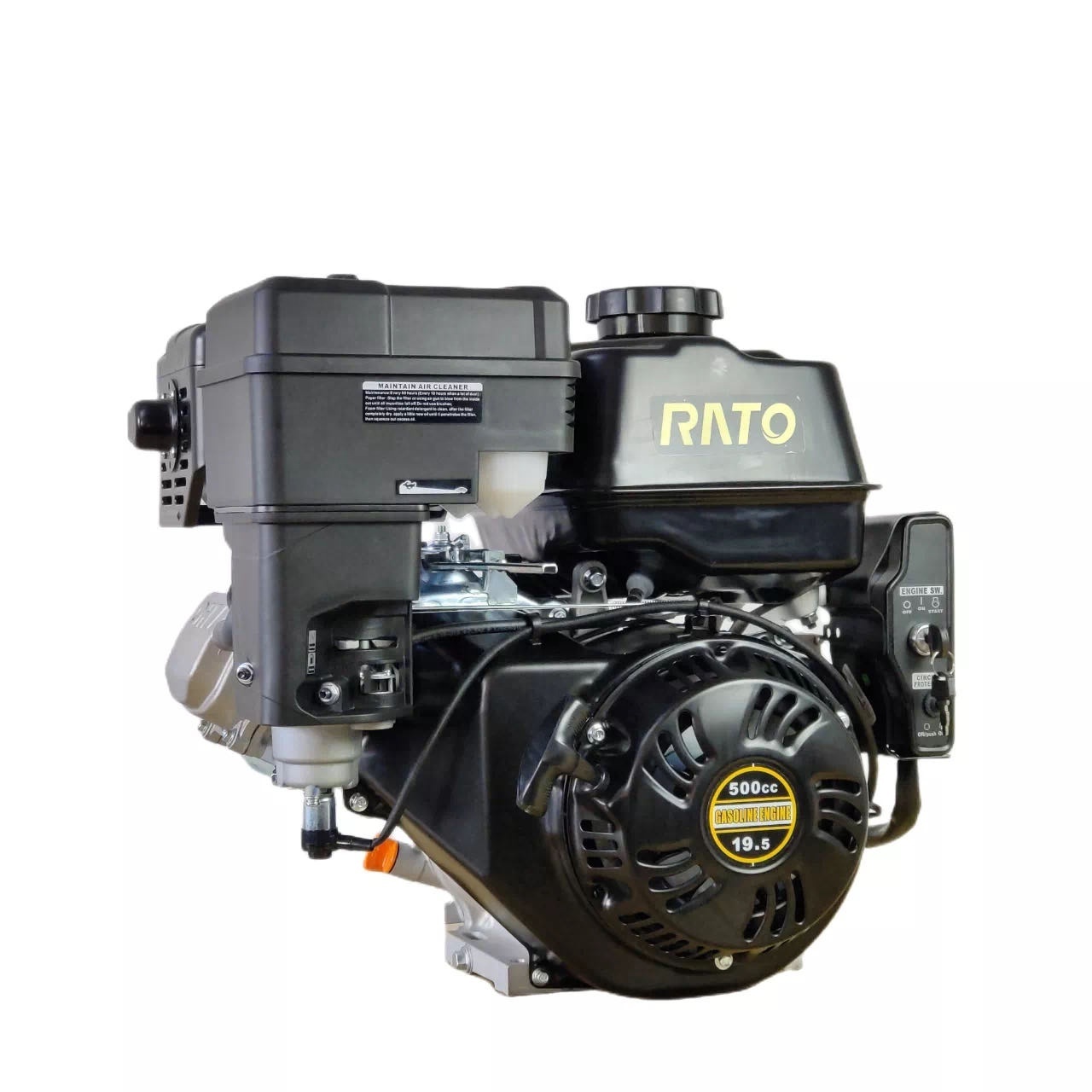 19.5HP Horizontal Shaft Single Cylinder 500CC Gasoline Engine For High Pressure Washer