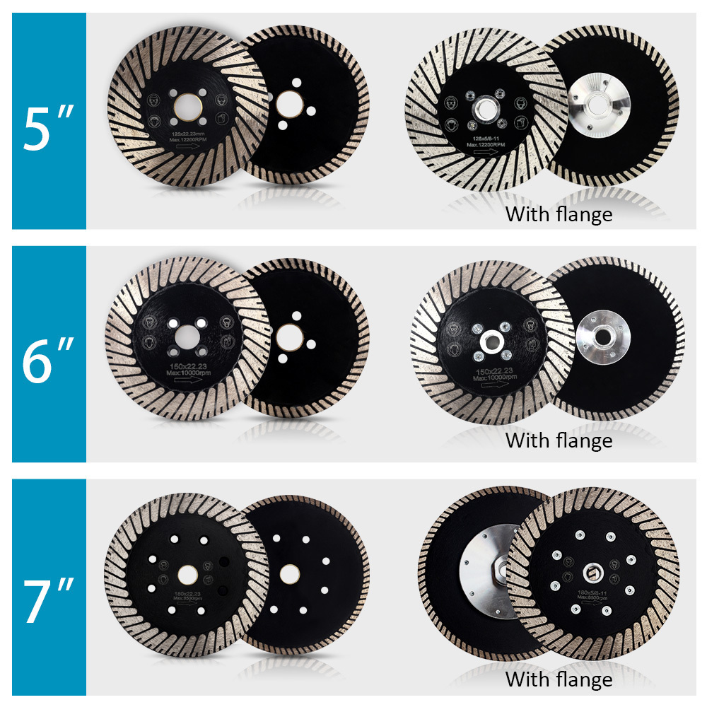 Diamond Cutting Disc Mesh Turbo Rim Segment Diamond Saw Blade for Tile Cersmic