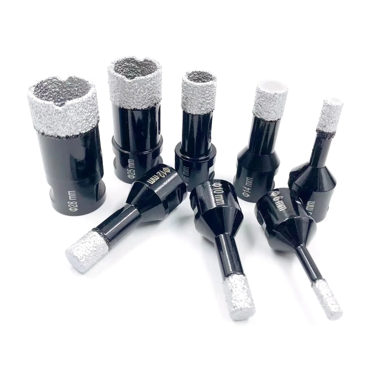 6-100mm Diamond Drilling Core Bit Dry Vacuum Braze M14 Tile Masonry Hole Opener Saw Cutter Crown Granite Marble Stone Ceramic