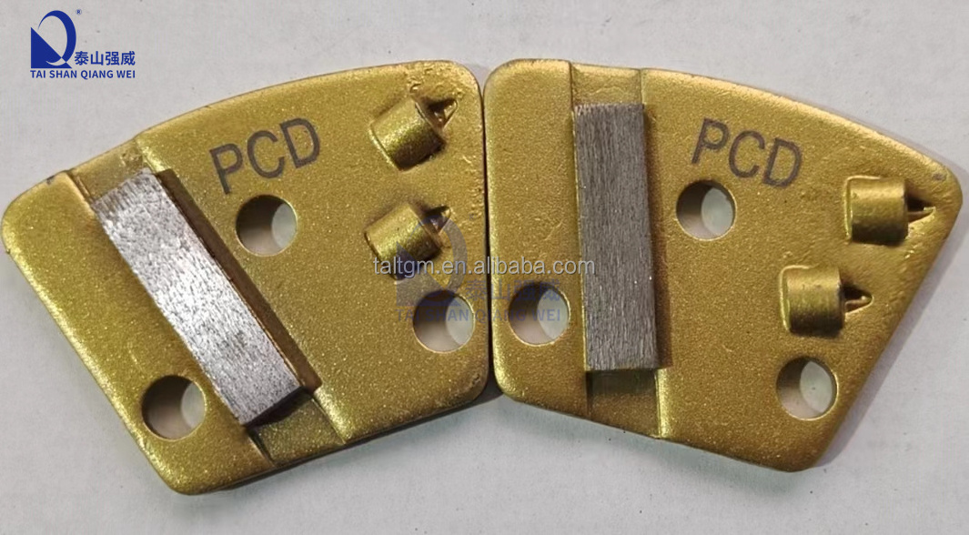 Trapezoidal diamond Grinding Block Grinding Pad with Sharp Segment Two used for Epoxy paint removal