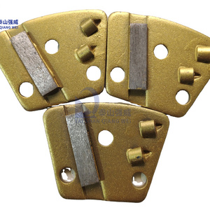 Trapezoidal diamond Grinding Block Grinding Pad with Sharp Segment Two used for Epoxy paint removal