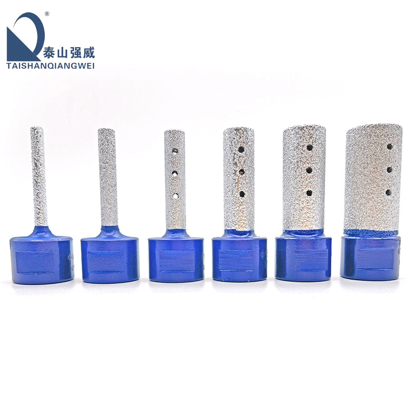 6mm 10mm 15mm 20mm 25mm 30mm M14 Vacuum brazed diamond milling cutter finger bit For Porcelain Marble Granite