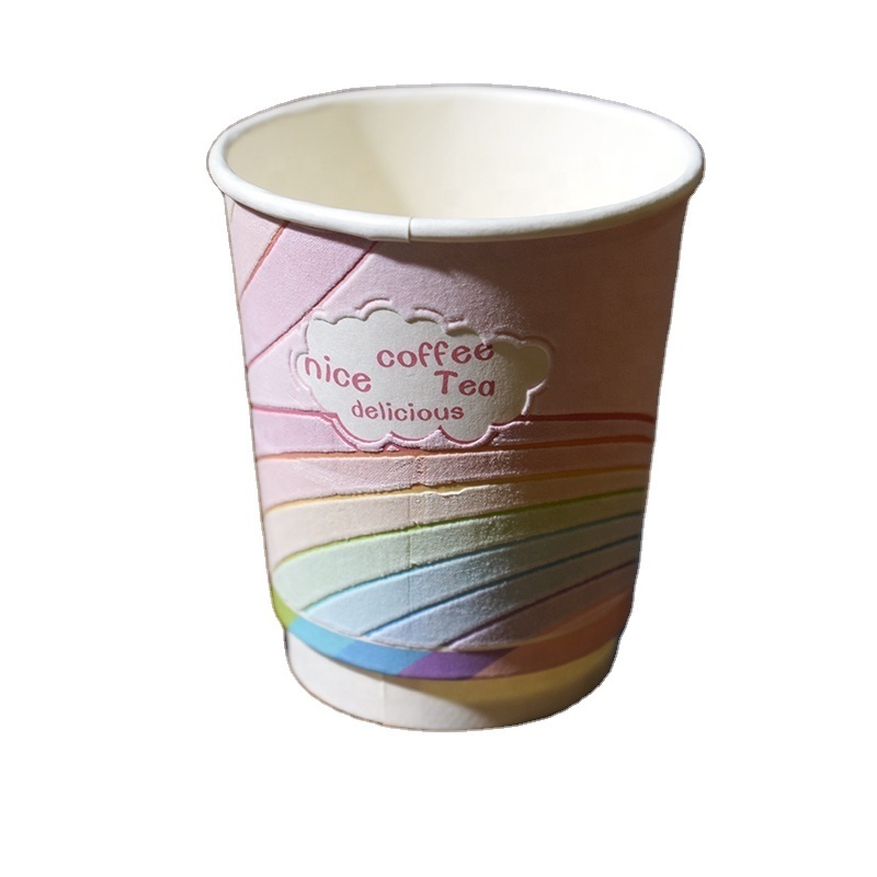 3D printed embossing surface laugh signature thickening insulated foam jolly coffee paper cup