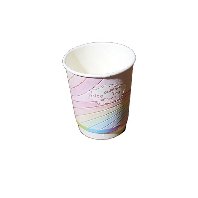 3D printed embossing surface laugh signature thickening insulated foam jolly coffee paper cup