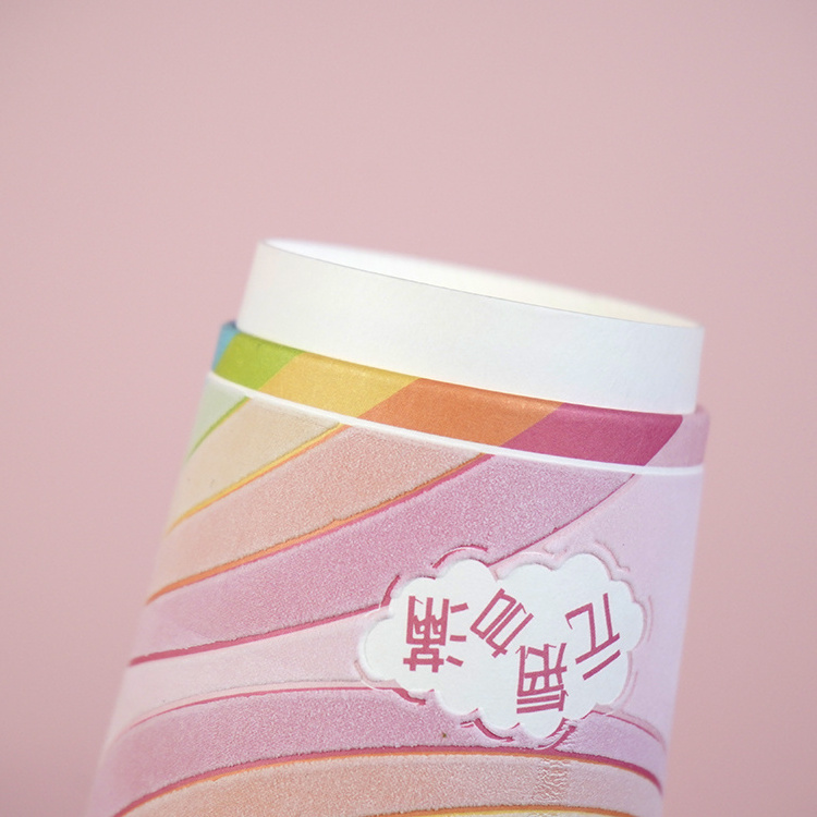 Hot Sale Disposable 22 Oz Jolly Pink 3D Coffee Paper Cup