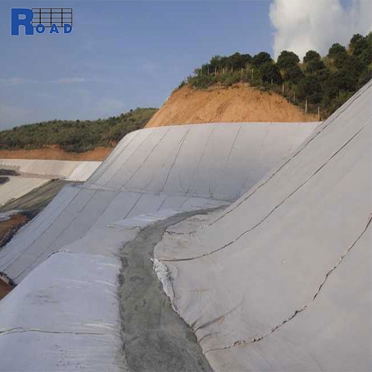 High strength 100/150/200/250 staple short fiber fabric mmembrane sheet rid bag for landfill construction retaining wall