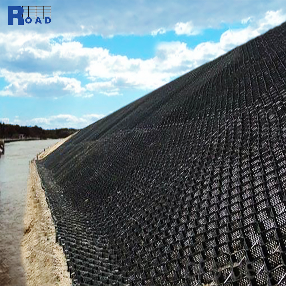 driveway factory hdpe geocell gravel grid pavers plastic price retaining wall for road sale