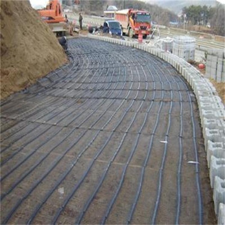 Geogrid playground pp biaxial geogrid road roll polypropylene biaxial geogrid for roads and railways from china