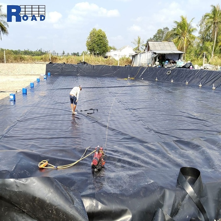 Anti-Leakage LDPE Geomembrane Pond Liner 1.5mm Smooth Film