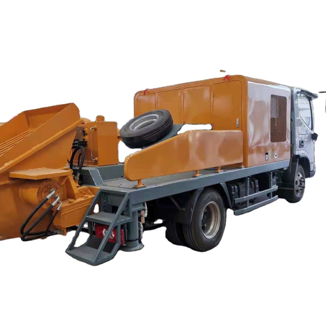 Wet Concrete Spraying Trolley,Tunnel Use Concrete wet spray truck Gunite Concrete Machinery