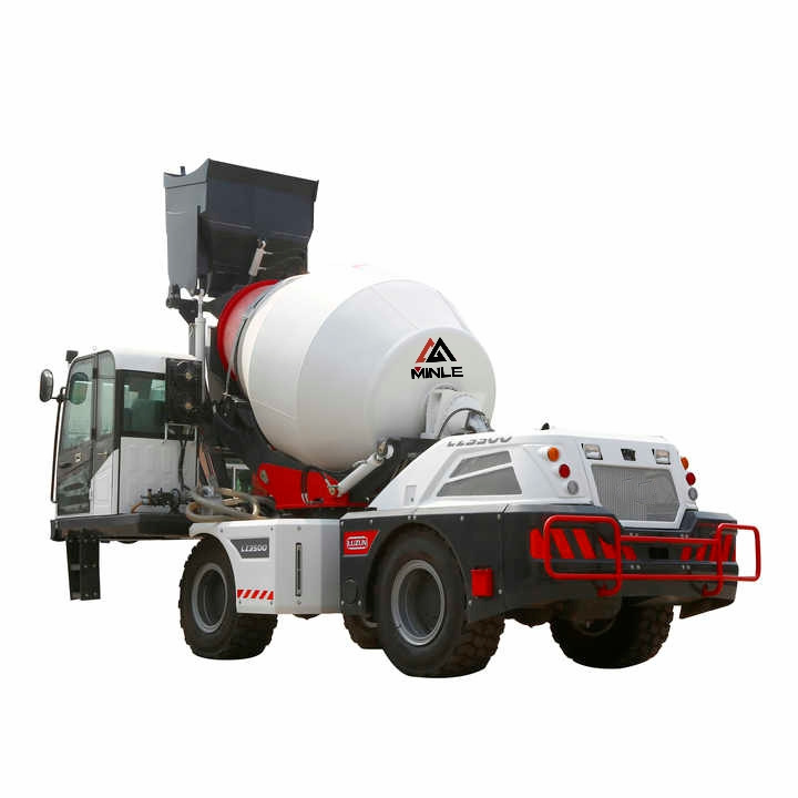 Shandong MinLe Carmixer Concrete Mixer Self Loading Mixer Truck Self Loading Concrete Mixer Factory