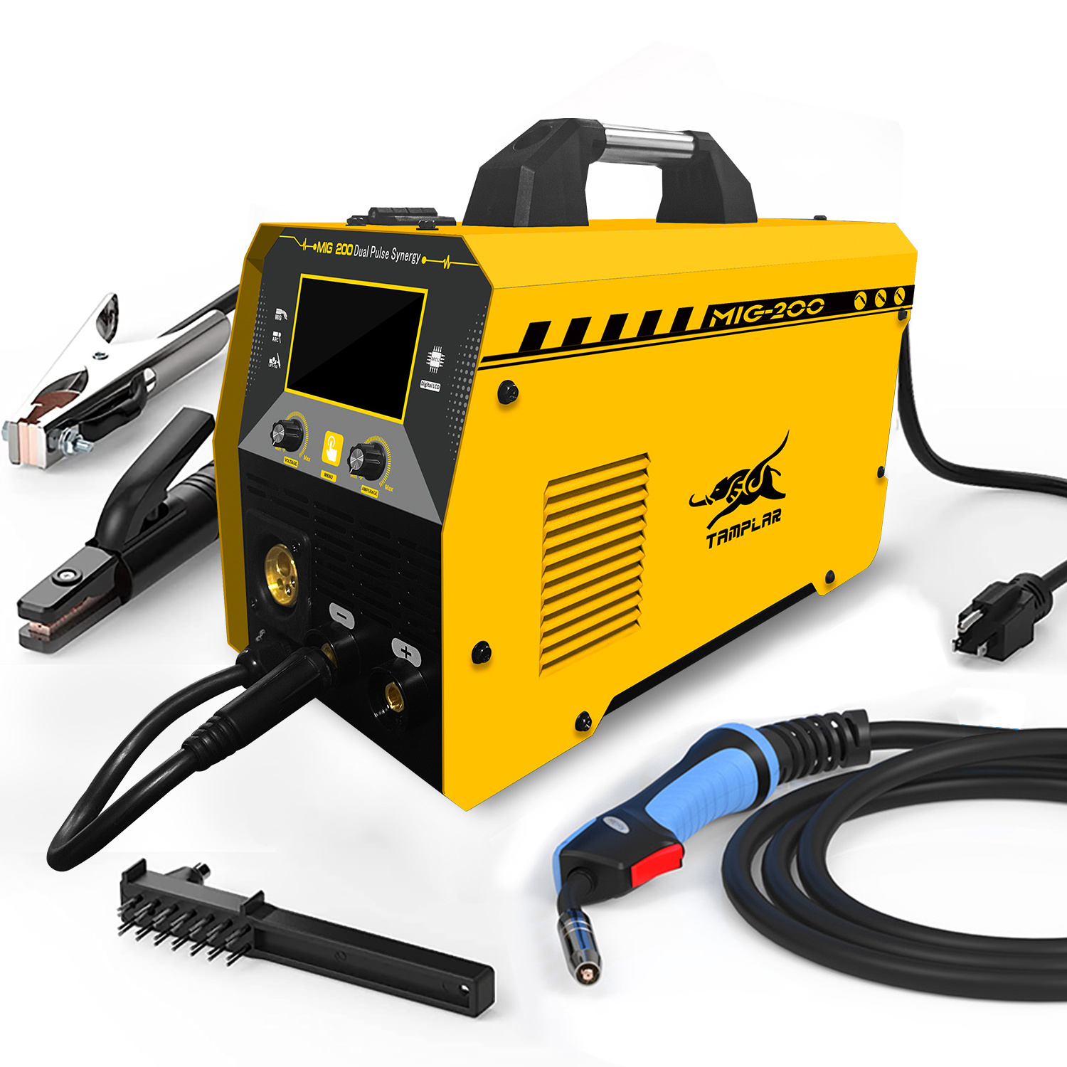 Welding Machine Factory 4 in 1 MMA TIG MAG MIG Welder double pulse 200A IGBT Aluminum CO2 without gas 220V Mig Inverter welder