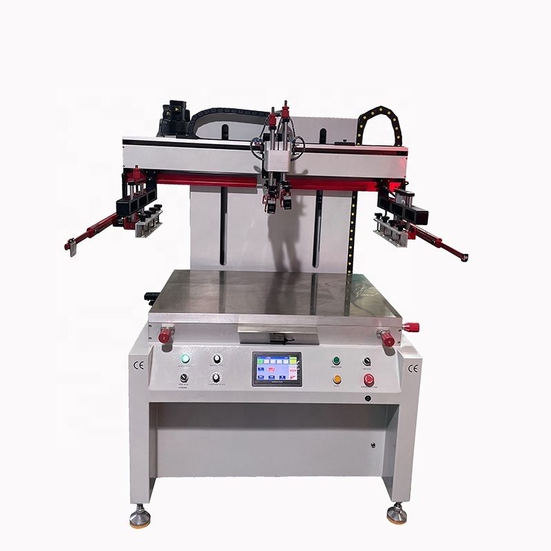 Electric Automatic Flat Bed Screen Printing Machine For Road Sign Flat Screen Printing Machine in Ceramic Tile Product