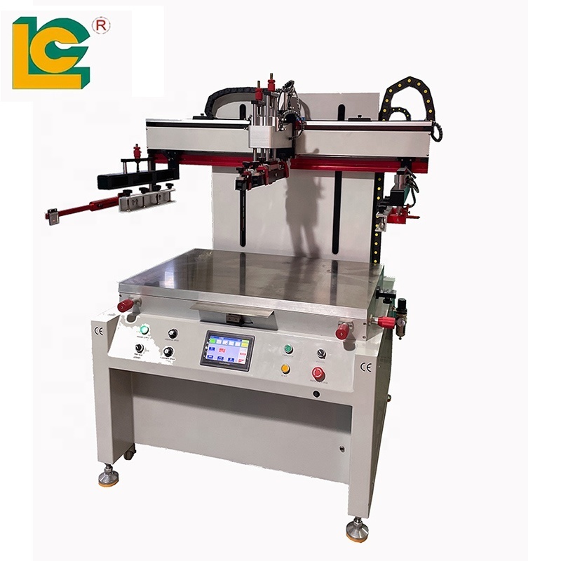 Electric Automatic Flat Bed Screen Printing Machine For Road Sign Flat Screen Printing Machine in Ceramic Tile Product