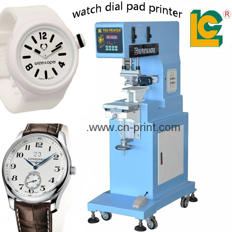 Factory price  1 Color Watch Dial tampography semi automatic pad printing machine toothbrush pad printing machine