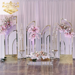 wedding decoration white PVC stage decoration backdrop plane