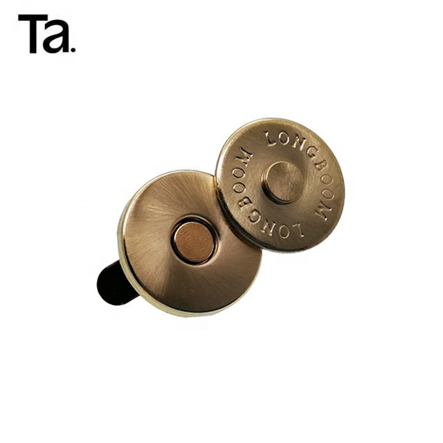 TANAI 14 mm thick Handbag Magnetic buttons Thin magnetic snap buttons for purses handbag craft